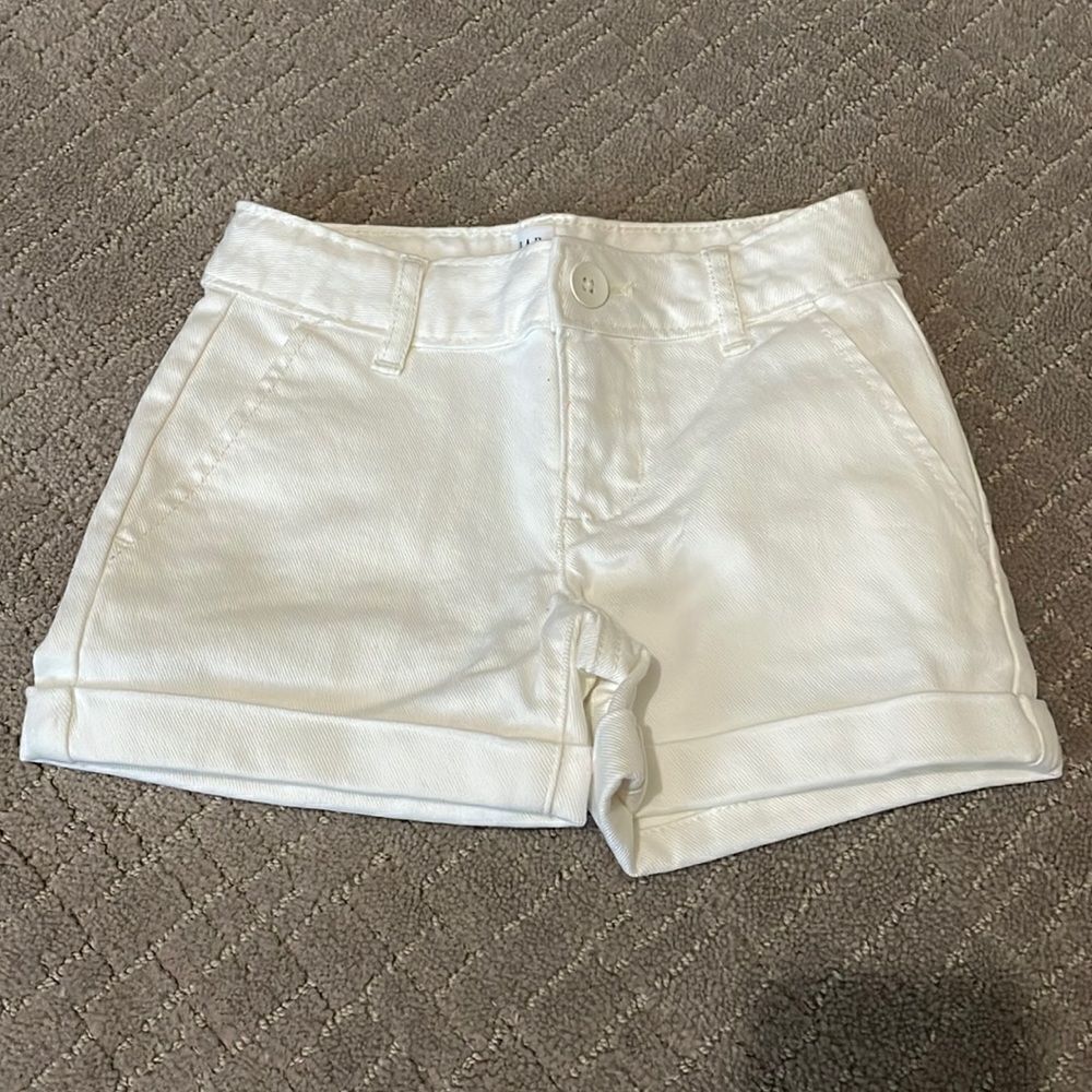 Gap toddler white denim shorts- size 4 - NWOT